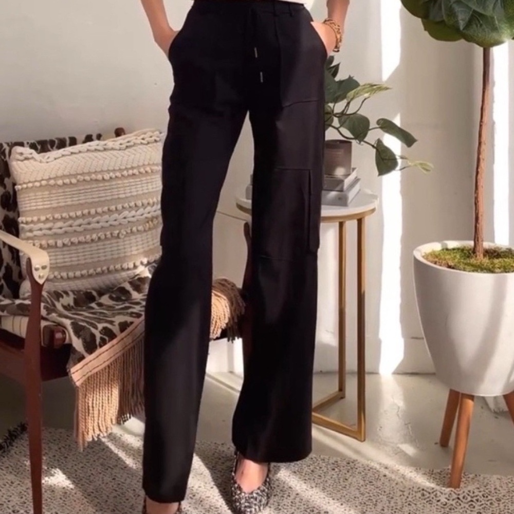 Heartloom Jerri Pant Black Cargo Women's Size XS NWT